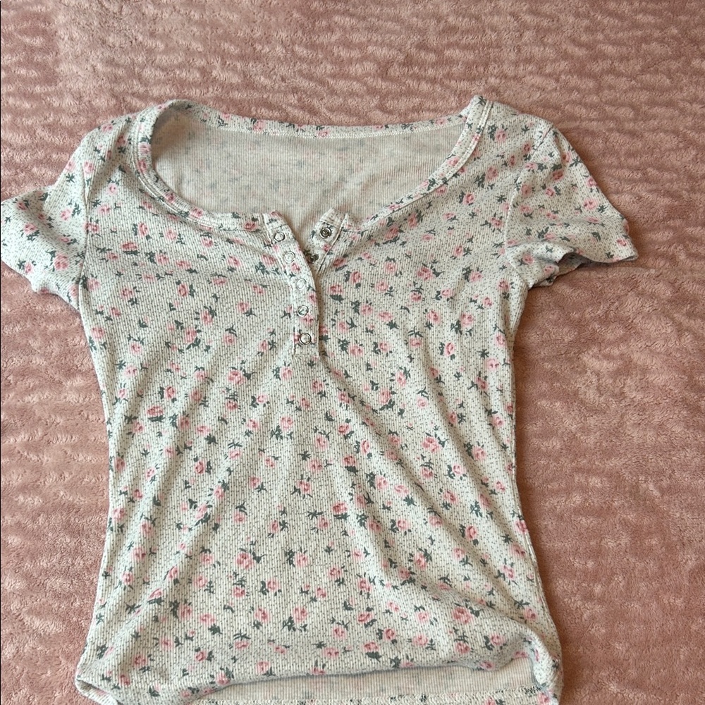 Floral Print Women's Top